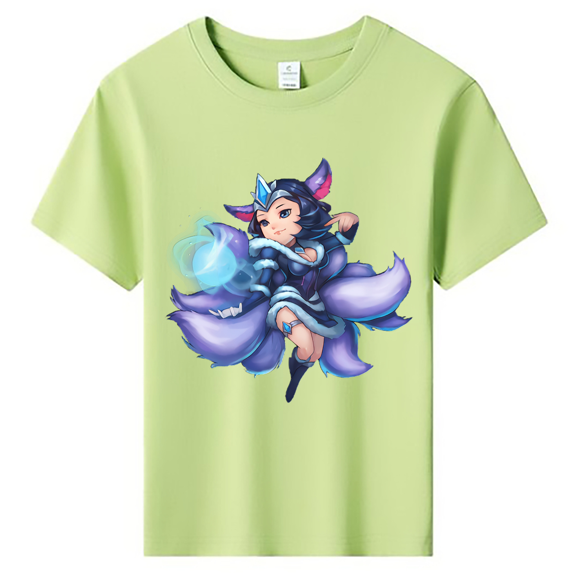 （画像用） リーグ・オブ・レジェンド League of Legends LOL 綿100％キッズTシャツ（フロントプリント）
